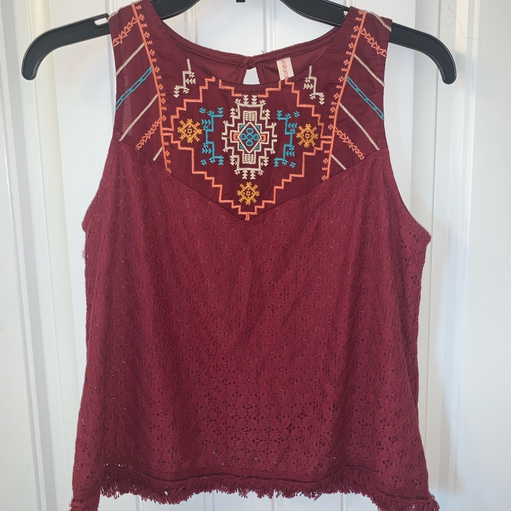 Cute red summer shirt!